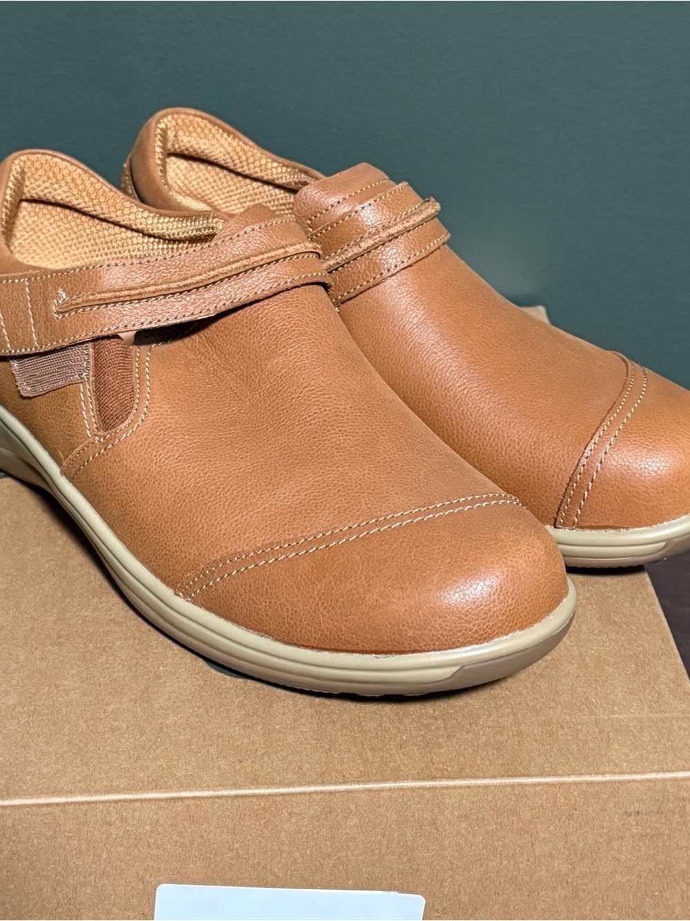 Orthofeet Solerno Brown Leather Mary Jane Comfort Shoes Womens 8.5 B Orthotic
